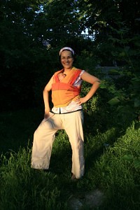 The wrap and Balinese pants
